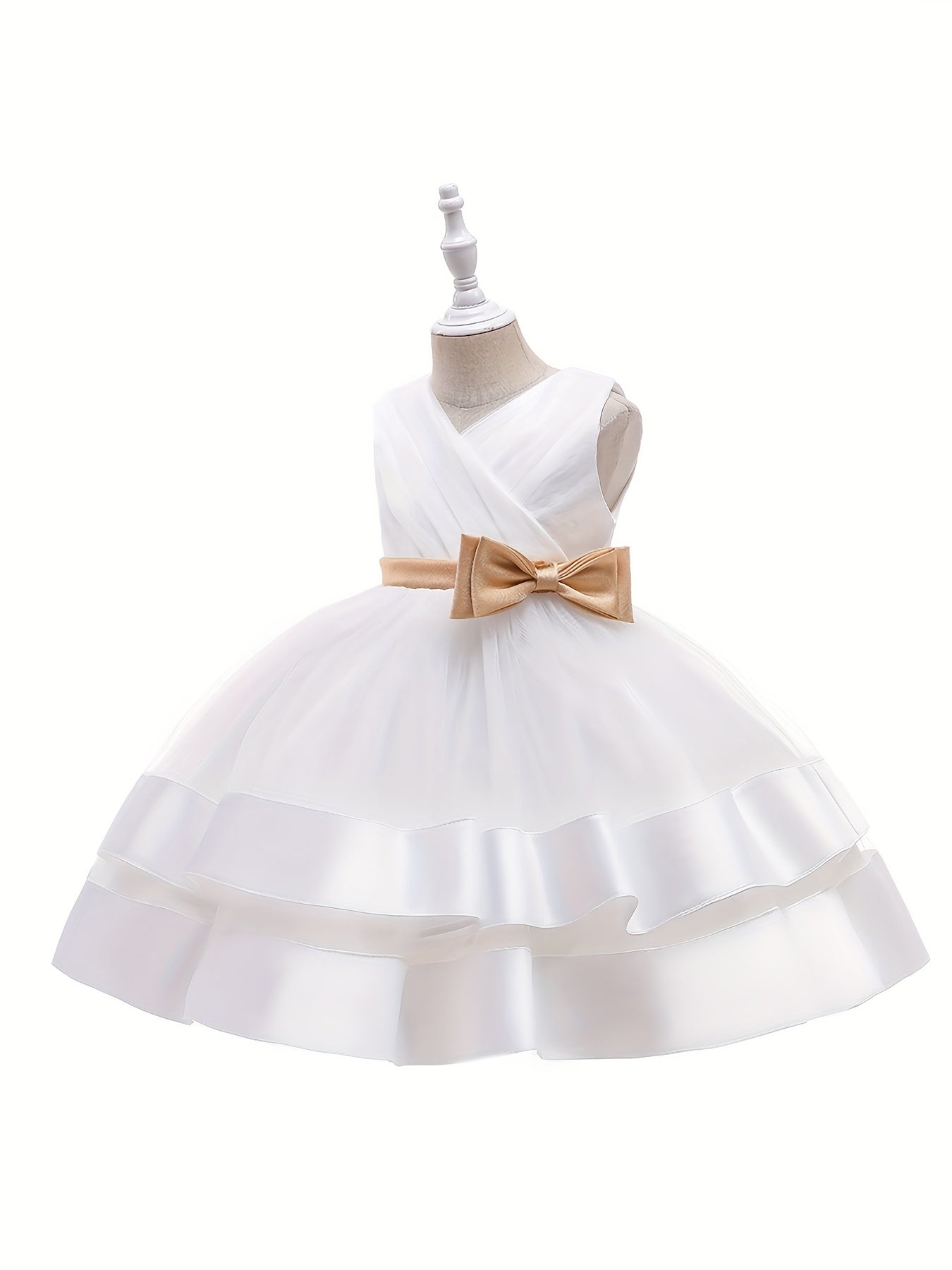 Toddler Girls Tutu Princess Dress Sleeveless Tulle Puffy Dress