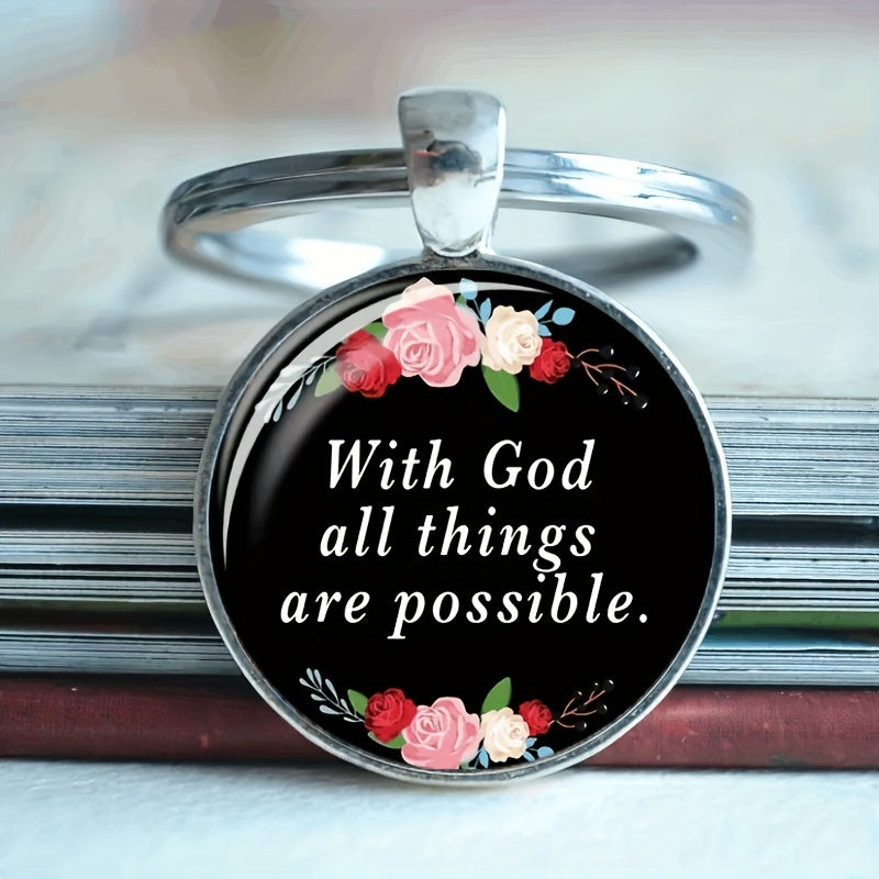 Pink Flower Keychain For Girls - Birthday Gift For Girls