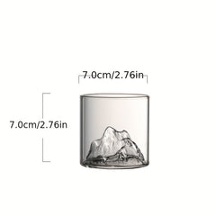 Creative Glass Whiskey Wine Cup 300ml Outdoor Travel Water Cup