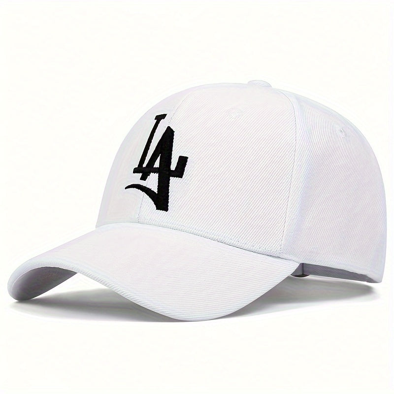 Men's Letter Embroidery Baseball Cap Outdoor Adjustable Sun Hat