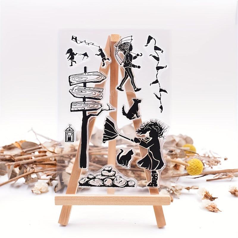 Autumn Clear Stamp Silicone Stamp For Scrapbooking DIY Card Making Rubber Stamp