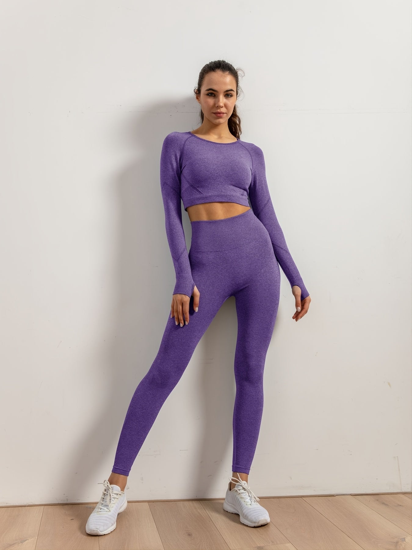 Women's Yoga Set with Butt Lift Leggings and Top
