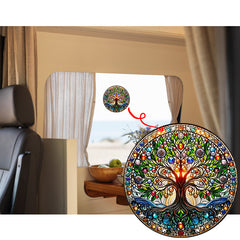 Colorful Tree of Life & Wisdom Sun Catcher 22 x 22 Window Decal