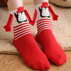 Christmas Magnetic Friendship Socks for Couples & Friends