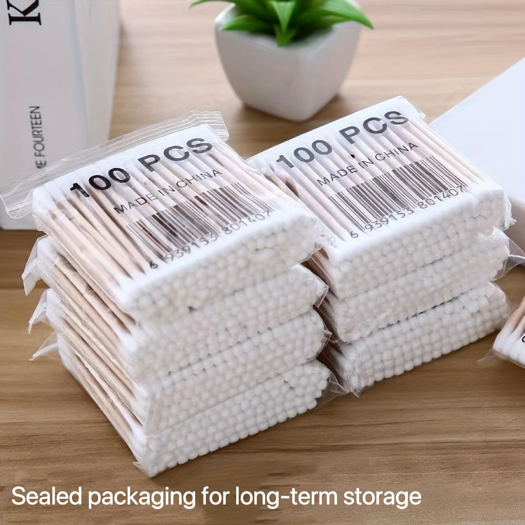 800pcs Household Disposable Cotton Swabs Double headed Cotton Sticks