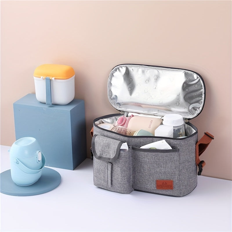 Waterproof Insulation Stroller Caddy Hanging Bag for Mom