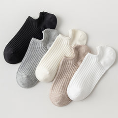5 Pairs Soft Lightweight Ankle Socks Women's Stockings & Hosiery