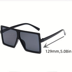 Punk Square Frame Sunglasses Sun Protection for Summer Holiday