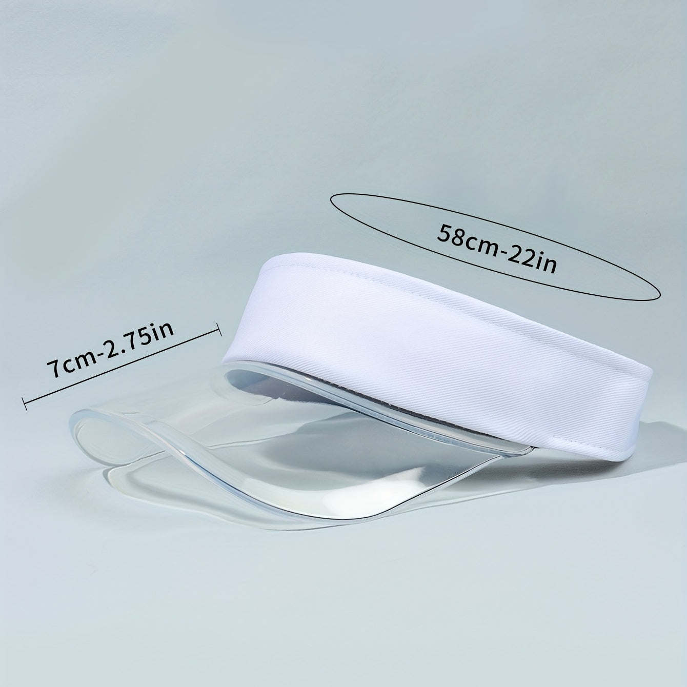 Candy PVC Visor Hat Sunscreen Golf Baseball Cap Summer Sun Hats