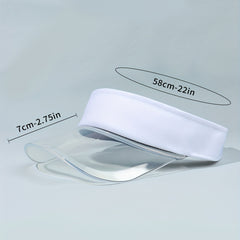 Candy PVC Visor Hat Sunscreen Golf Baseball Cap Summer Sun Hats
