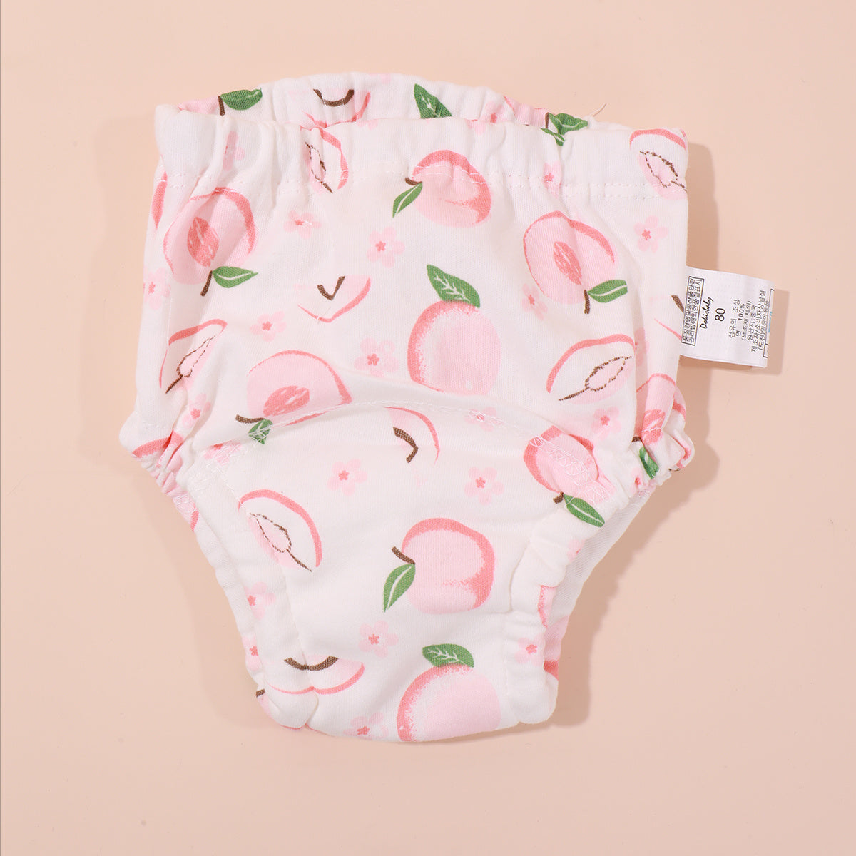 Baby Fabric Fruit Pattern Waterproof Diaper Pockets Training Pants