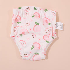 Baby Fabric Fruit Pattern Waterproof Diaper Pockets Training Pants