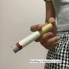 Creative MOC Building Block Model Smoking Finger Cigarette Prop Birthday Gift
