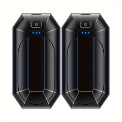 2pcs Rechargeable Hand Warmers USB 3-Level Temperature Adjustment Winter Gift