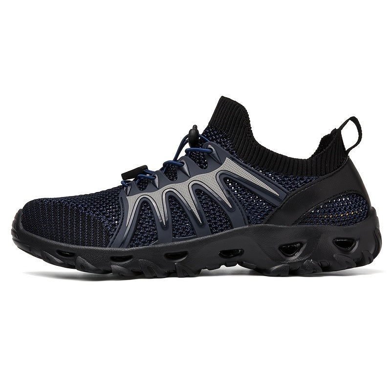 Women's Knitting Flat Sports Sneakers Lace Up Fitness Gym Shoes