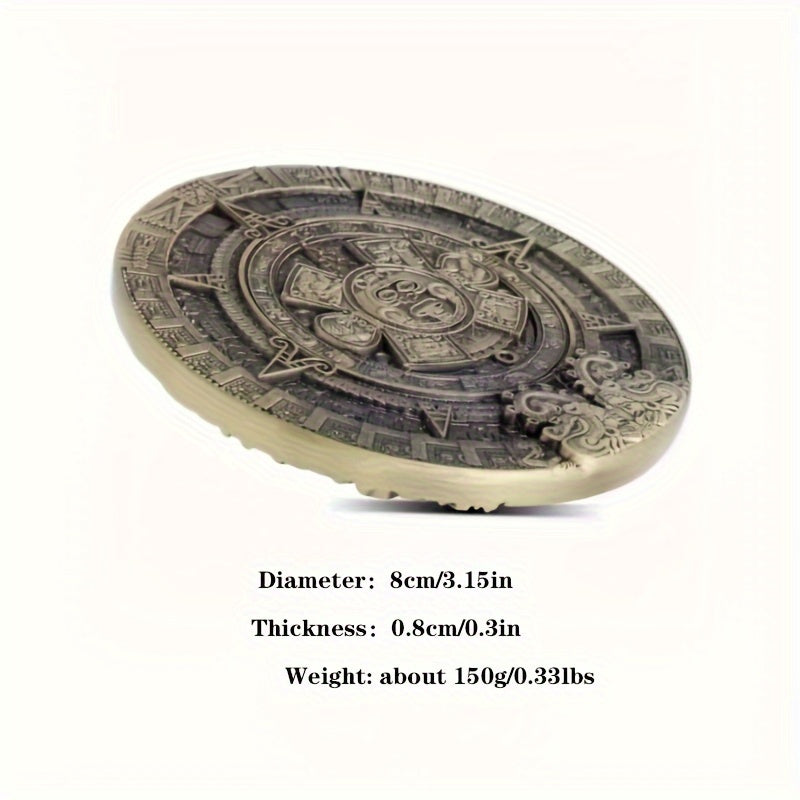 Metal Double Sided Carving Historical Cultural Elements