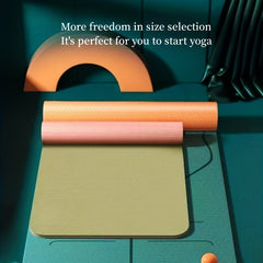 Thick Non-Slip TPE Yoga Mat for Stability and Comfort