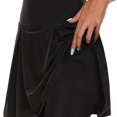 Sporty Skinny Leggings with Skirt