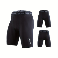 Veidoorn Men's Compression Tights Gym Workout Shorts