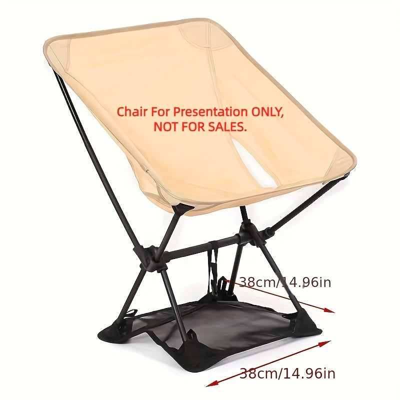 Portable Sand Cover Prevents Camping Chairs from Sinking