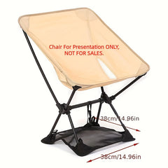 Portable Sand Cover Prevents Camping Chairs from Sinking