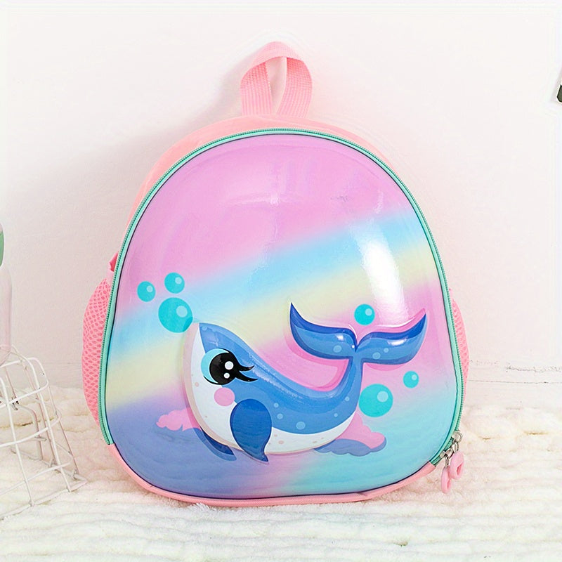 Kids Dolphin Backpack Large Capacity Lightweight School Bag