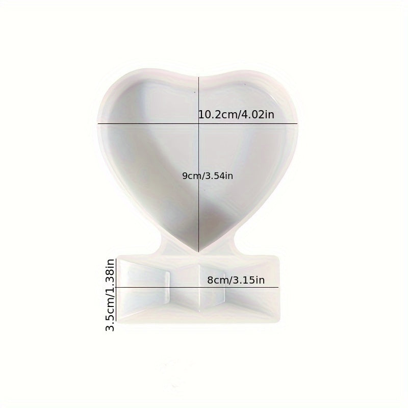 Heart Shaped Photo Frame Mold DIY Resin Silicone Mold