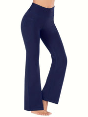 Flare Leggings High Waist Workout Sports Wide Leg Bootcut Pants