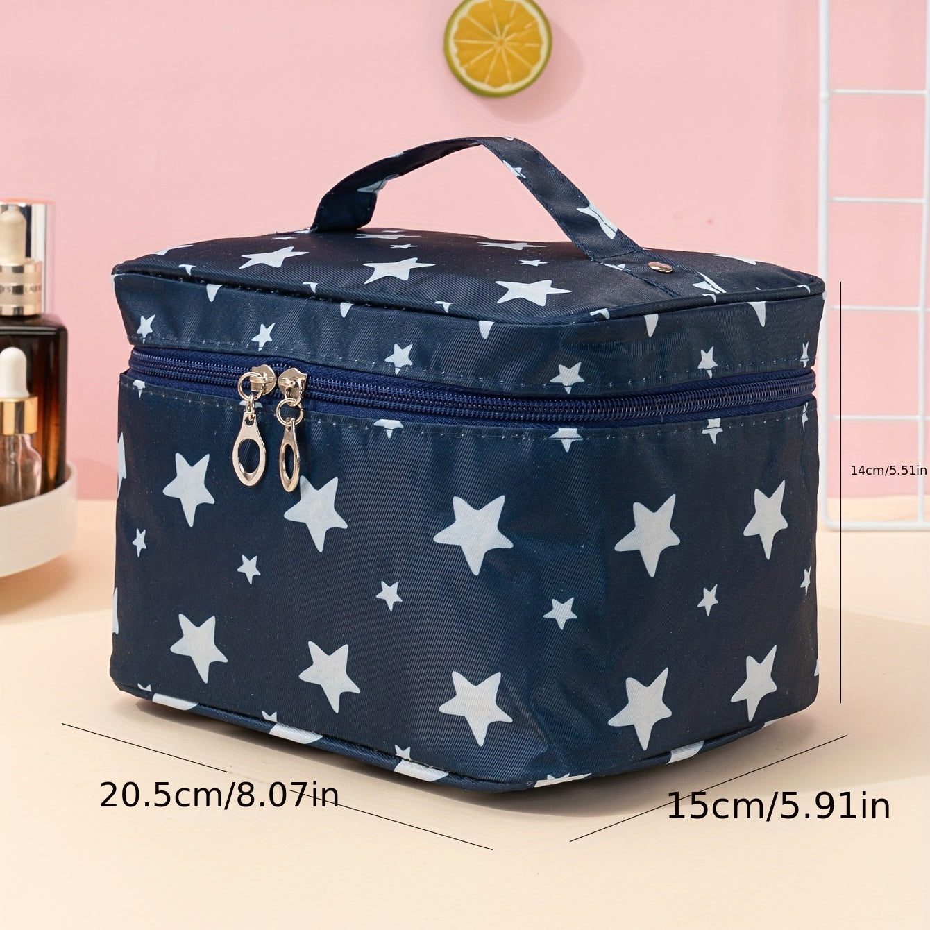 Stars Pattern Travel Toiletry Bag for Women