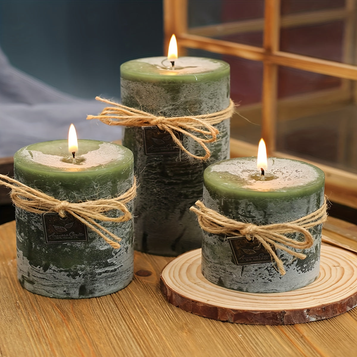 Silicone Cylinder Candle Molds 4pcs Pack 10 & 7 & 5cm