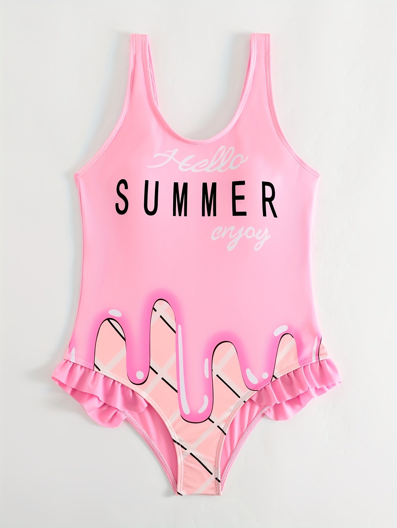 Girls' One piece Bikini Swimsuit for Summer