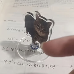 Oiiai Kitten 360 Degree Rotatable Cartoon Desk Decor Toy