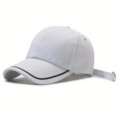 Striped Baseball Cap for Men and Women - Outdoor Sun Protection