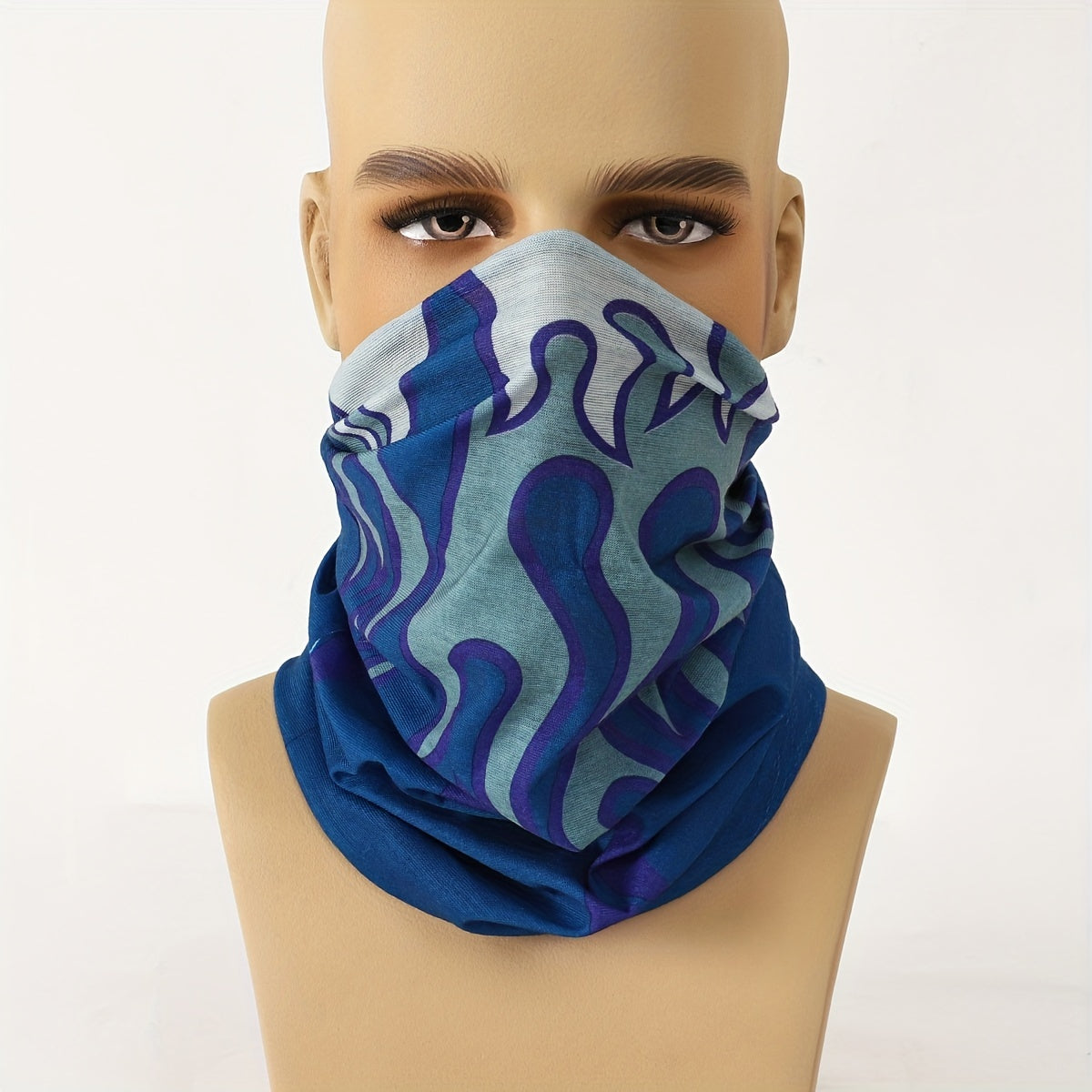 Men's Print Cycling Headscarf - Multifunctional