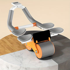 Ab Exercise Wheel Auto Rebound Elbow Support Ab Roller