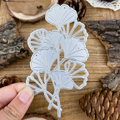Ginkgo Biloba Flowers Metal Cutting Dies for Scrapbooking