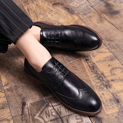 Men's Smart Casual Lace Up Dress Shoes