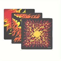 Flame Print Bandana Hip Hop Square Scarf Cowboy Cowgirl Headband