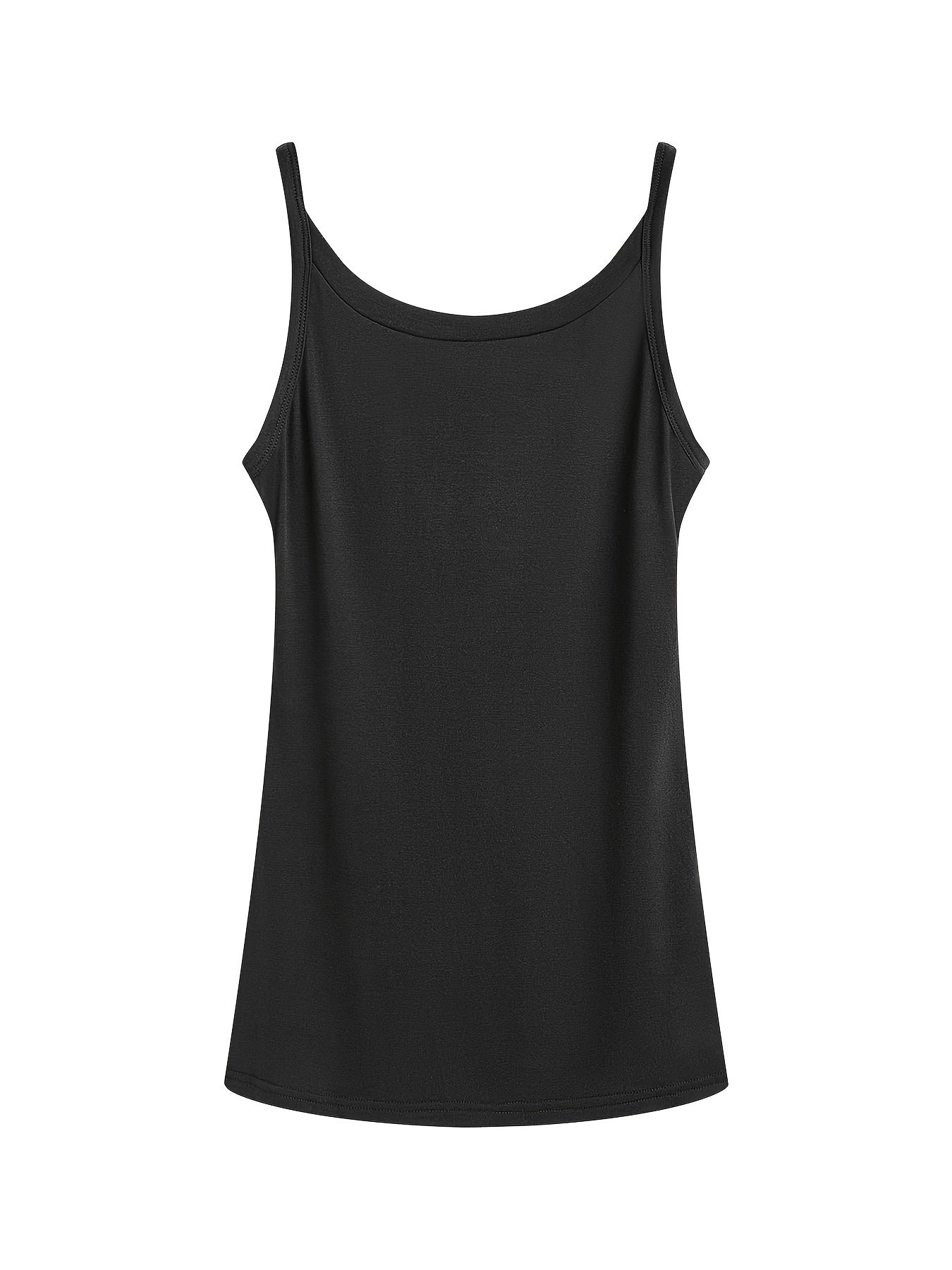 Solid Cami Top V Neck Sleeveless Summer Top Women's Clothing