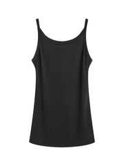Solid Cami Top V Neck Sleeveless Summer Top Women's Clothing