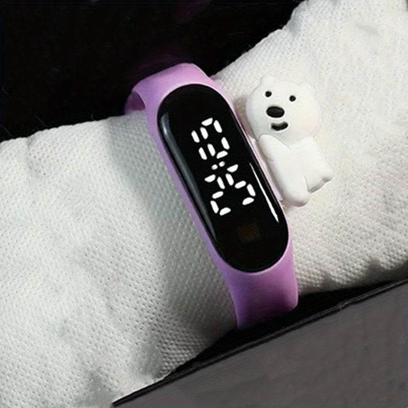 Children's Cartoon LED Watch Waterproof Kids Bracelet Sports Electronic
