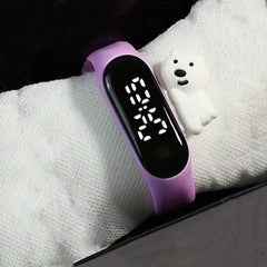 Children's Cartoon LED Watch Waterproof Kids Bracelet Sports Electronic