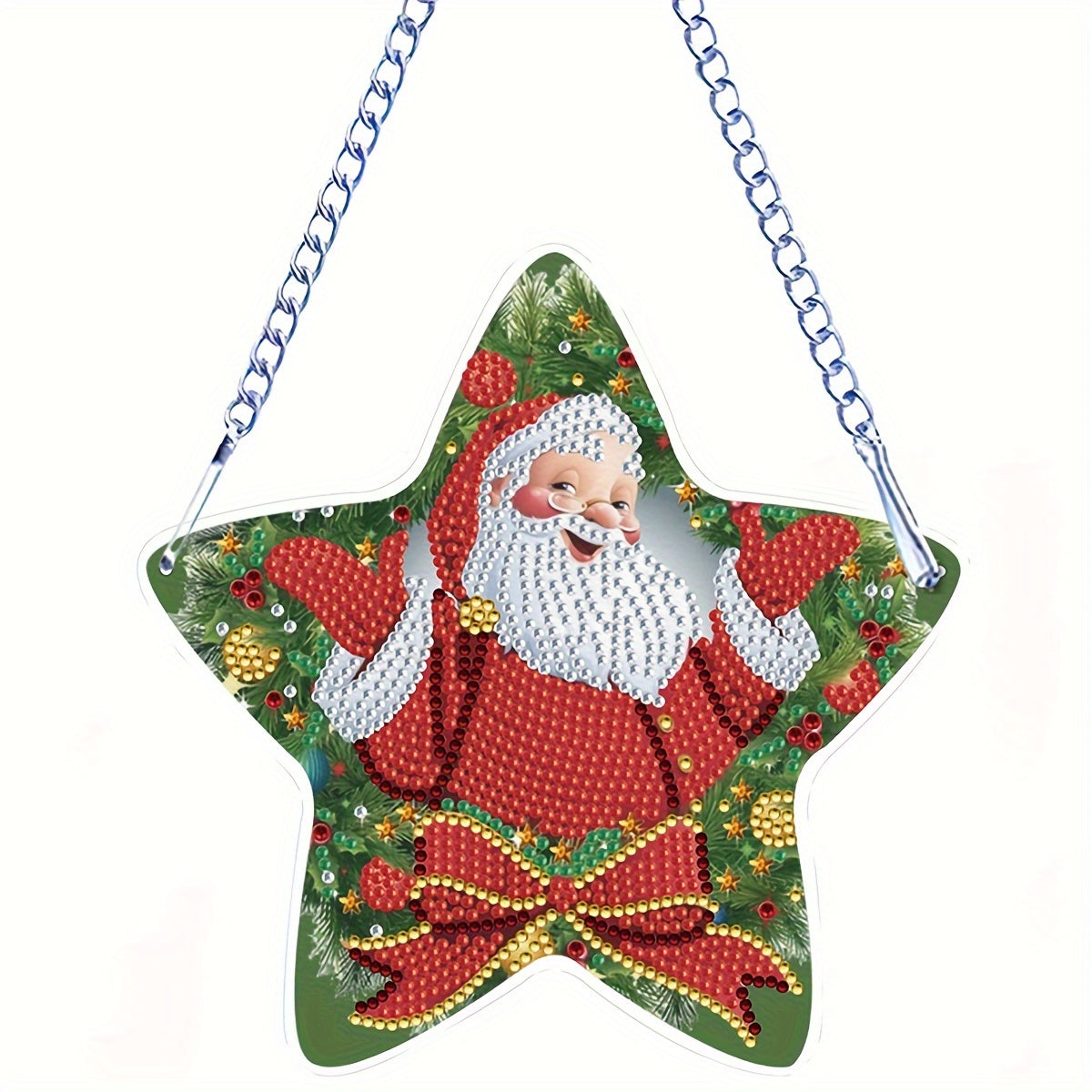 Santa Claus Diamond Painting Pendant Special Shape DIY