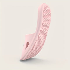 Men's Embossed Slides Non Slip Slippers Open Toe Shoes