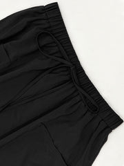 Solid Maxi Skirt With Pockets