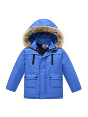 Teen Casual Winter Coat with Hood