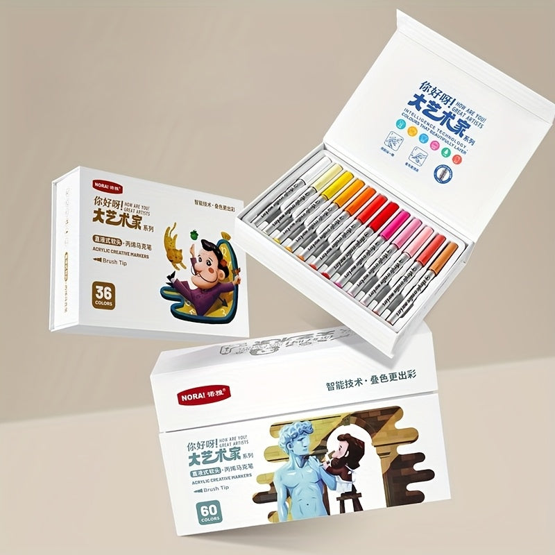Marker Watercolor Pen Set DIY Painting Brush Smooth Stroke Essential