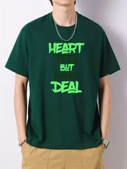 Men's Graphic Crew Neck Active T shirt for Summer