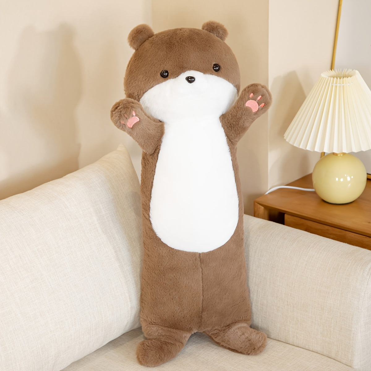 Cute Otter Shaped Plush Pillow - Perfect Birthday Gift