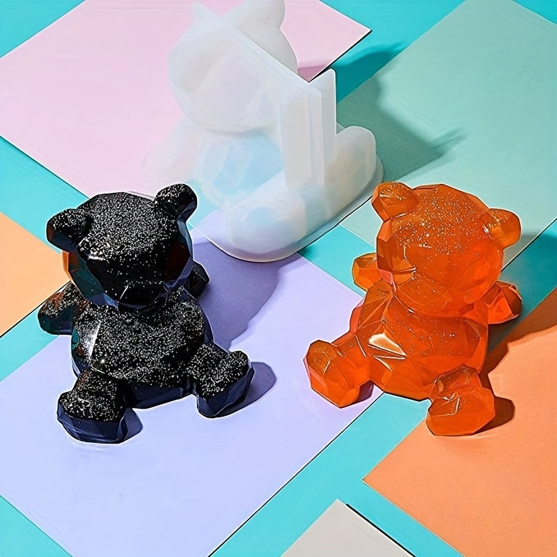 3D Bear Resin Mold Epoxy Resin Casting Moulds